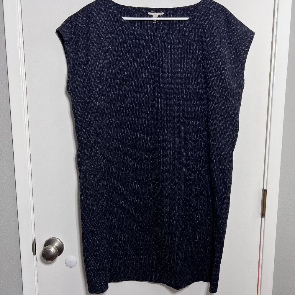 Eileen Fisher 100% Organic Cotton Sleeveless Dress Women's Size Medium